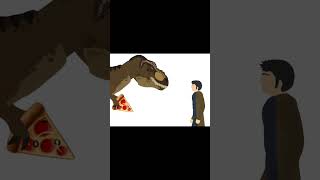 T-Rex eats a man #Shorts #Shrot #TyrannosaurusRex