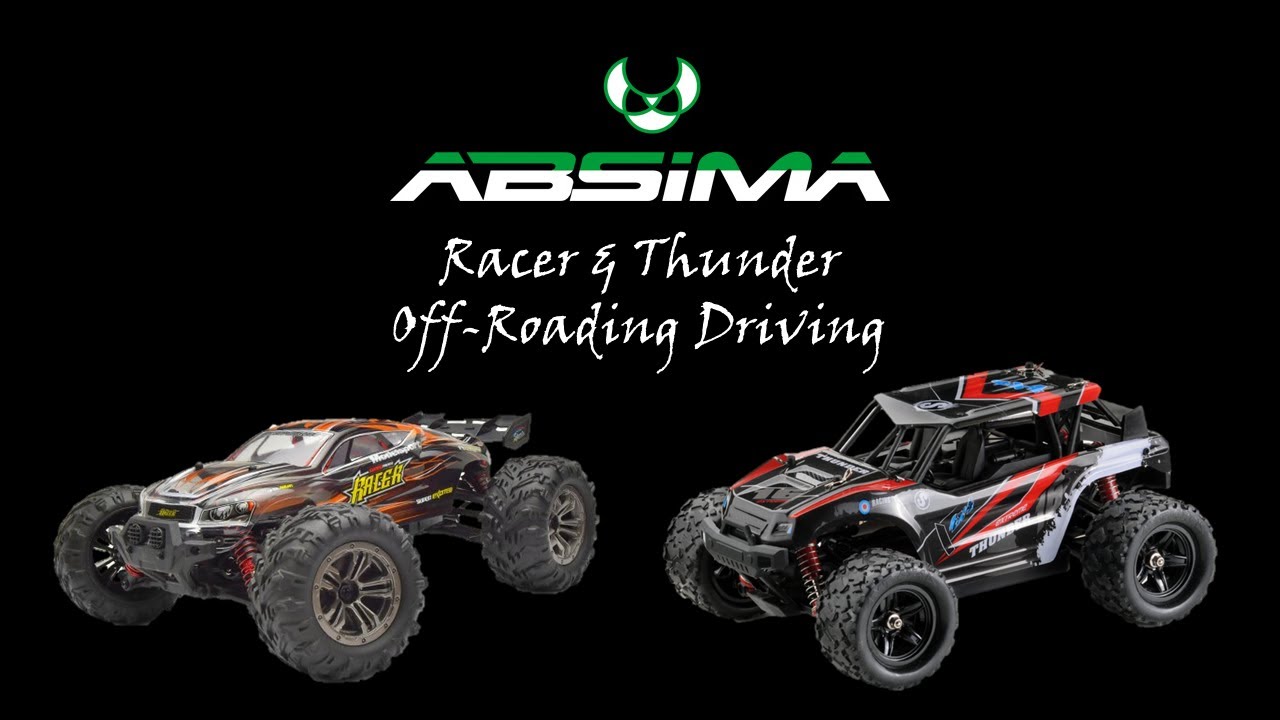 Absima RC Thunder & Racer Off Road Drive & Review 