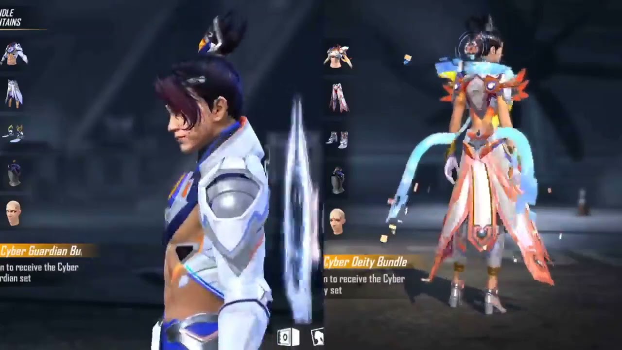 Free Fire New bundle OB32 update  Male  Female 😍😍