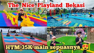 The Nice Playland Bekasi | The Newest Tourist Attraction in Bekasi. Admission is 35,000 Rupiah.