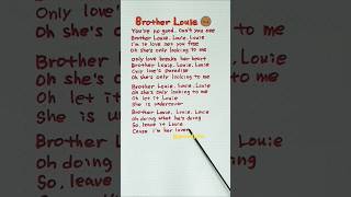 Brother Louie Moderntalking Enjoy Learning English And Korean