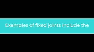 The Fixed Joint