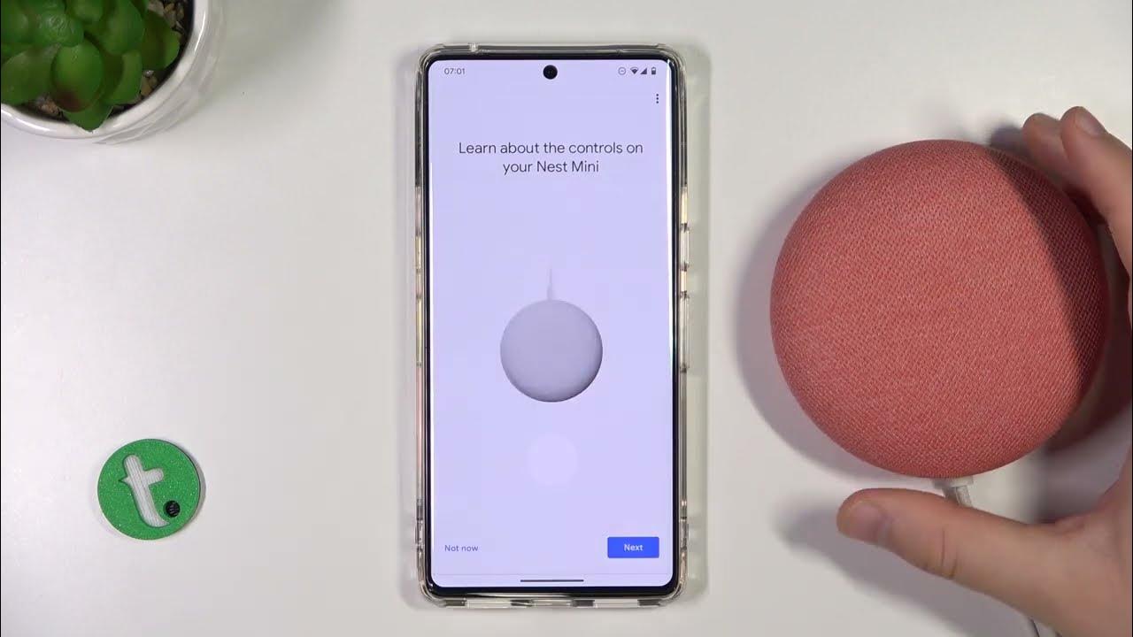 How to Connect Google Nest Mini to any Phone First Set Up of Google