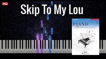Skip to My Lou - Piano Adventures 2A - Lesson Book -Page 12 피아노 어드벤처 Synthesia