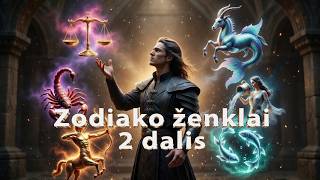 Zodiako ženklai. Dvasinė reikšmė. 2 dalis (Svarstyklės - Žuvys)  2026 03 07