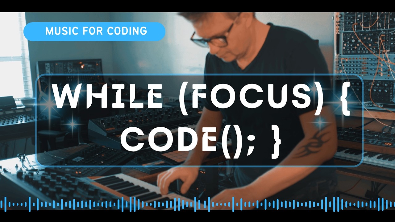 Music for Coding – focused analog ambient (full 4-hour set on Bandcamp) | while (focus) { code(); }