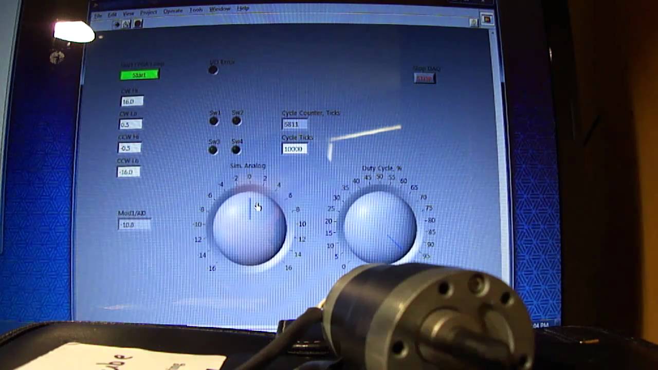 where is pid motor control in labview