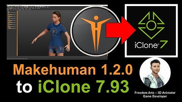 Makehuman 1.2.0 to iClone 7.93 - Full Tutorial