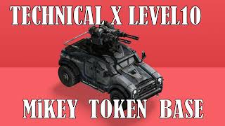 War Commander Technical X Level 10 Test (Mikey Token Base )