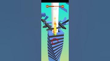 Stack ball | 💥level 224💥 completed by pro gaming with Jubu | #shorts