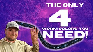 These Are The ONLY Worm COLORS You NEED For Bass Fishing!! by SonarFishing 2,081 views 8 days ago 11 minutes, 26 seconds