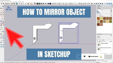 How to Mirror an Object in SketchUp in Tamil | SketchUp Tutorials for Beginners | Sketchup Tips