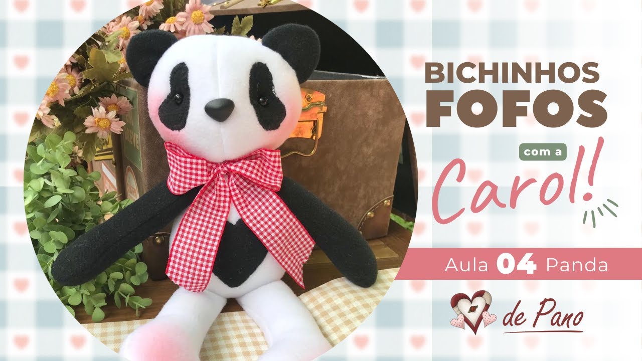 Aula GRATUITA 4 - Bichinhos Fofos - Rostinho Ovelha e Panda
