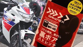 【WORKMAN】税込780円のフェイスウォーマーをリメイク！のんびり紹介⭐️【HONDA CBR250R モトブログ】