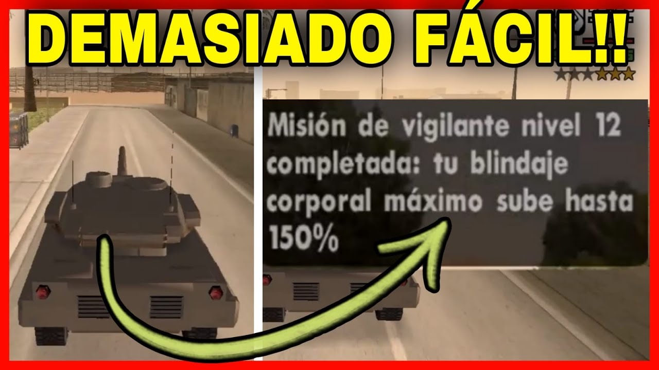 completar las MISIONES de VIGILANTE en GTA San Andreas Pasar