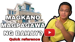 MAGKANO MAGPAGAWA NG BAHAY?