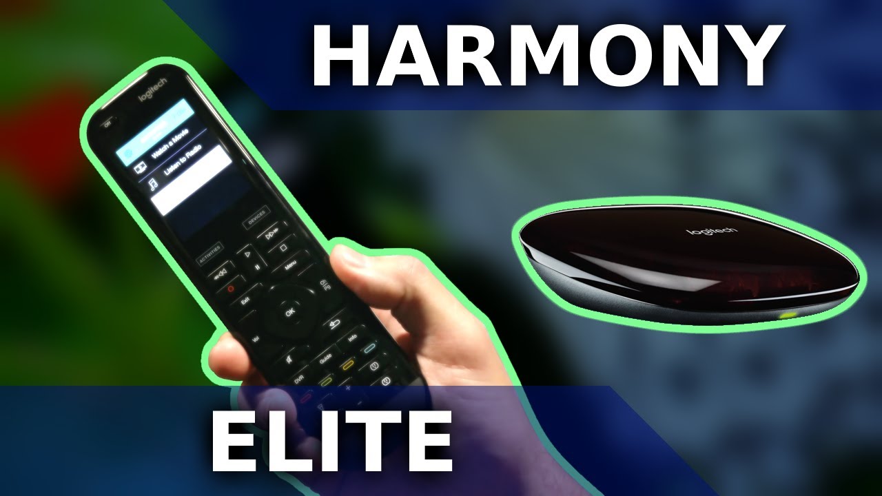 smække Soak dvs. The BEST Home Theater Universal Remote | Logitech Harmony Elite Review -  YouTube