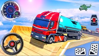 Vertical Mega Ramp Impossible 3D - Oil Tanker Trucks Stunts Racing Tracks - Android GamePlay