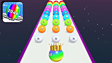 Ball Run 2048🔮💥: All Levels Gameplay Walkthrough Android ,iOS BIG UPDATE