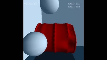 PhysX SDK Cloth Sample (1010): Metall Barrels