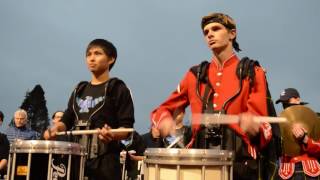 Shorecrest vs. Shorewood Drumline 2016 Snare Duet