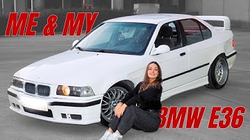 Learning How To Drift - E36 318i Open Diff - 