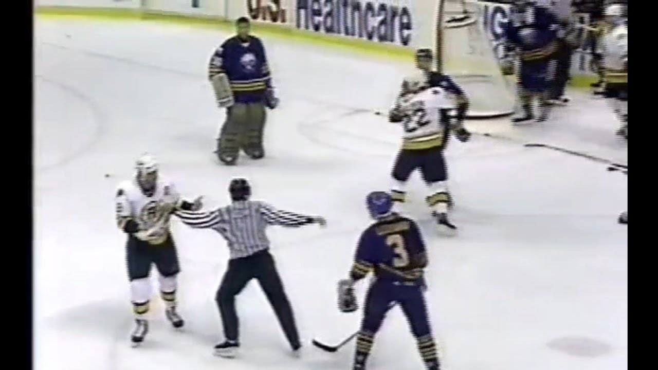 Sabres - Bruins g2 rough stuff 4/6/89