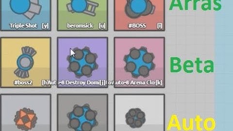 ARRAS.IO TEST BETA TANK AND BETA BOSSES (code tank by me)  #5