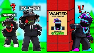 I Got hunted by 3 RANKED PLAYERS In Roblox BedWars!