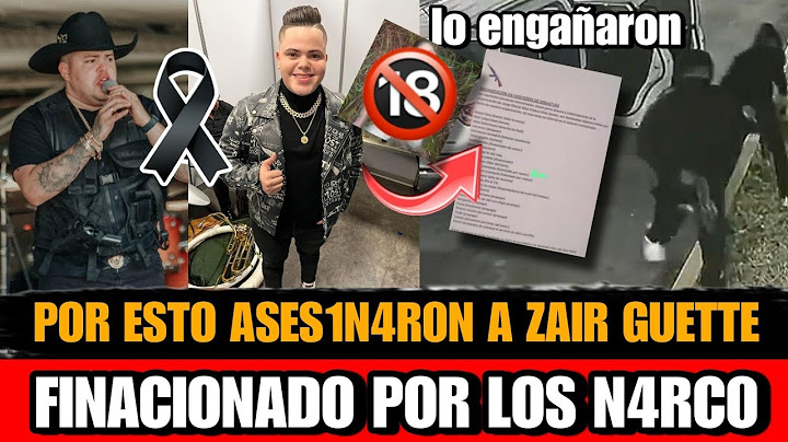 Por esto m4t4r0n a Zair Guette cantante colombiano Asi Mur10 Zair Guette Cantante de Reginal Mx hoy