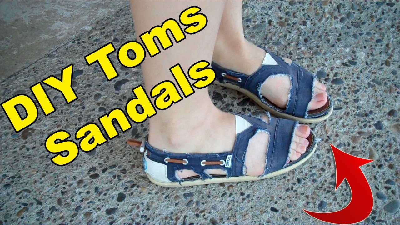 DIY Toms Sandals - The Haunting of Sunshine Girl - DIY Toms Sandals - The Haunting of Sunshine Girl