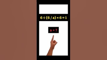 POV: a=? | Most People Get This Simple Math Question Wrong!