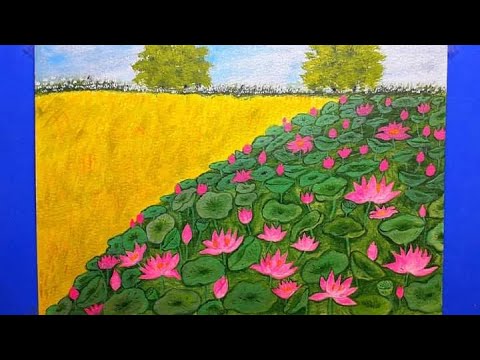 Video VẼ TRANH PHONG CẢNH ĐỒNG QUÊ - Painting country scenes... - youtube