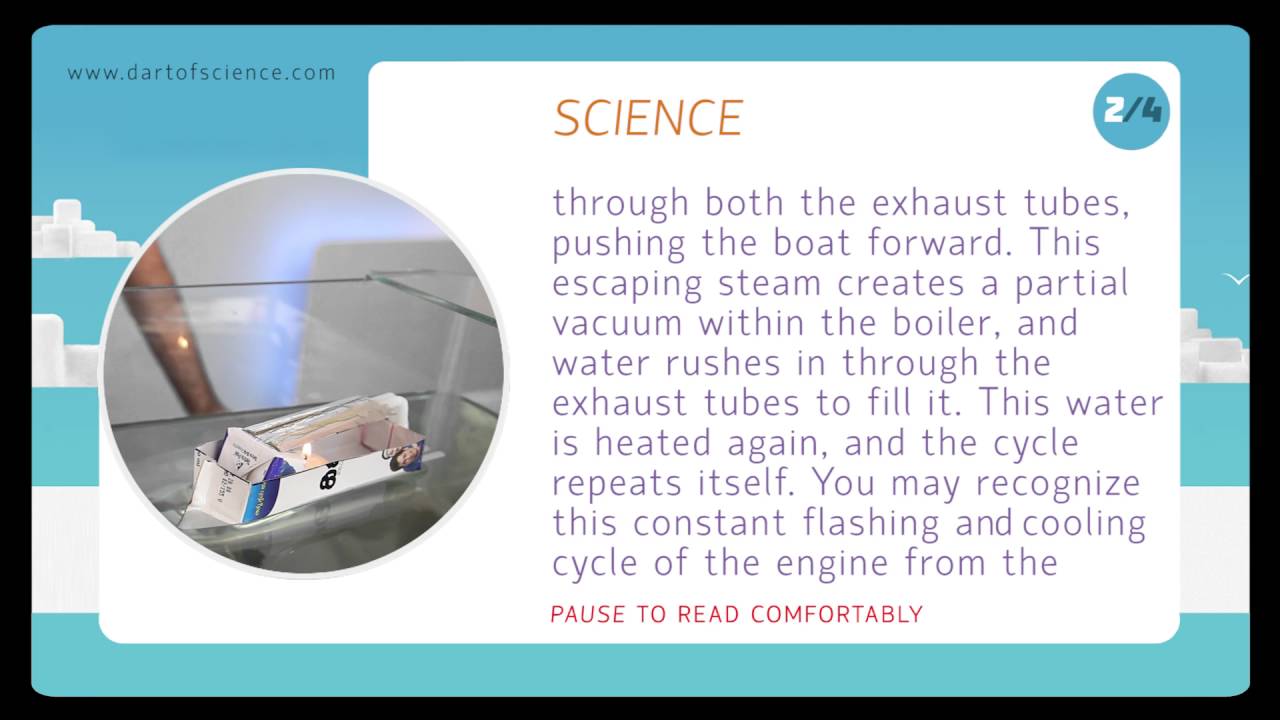 Science behind our DIY steamboat - YouTube