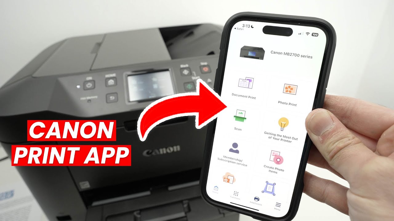 Как использовать приложение Canon PRINT для печати и сканирования