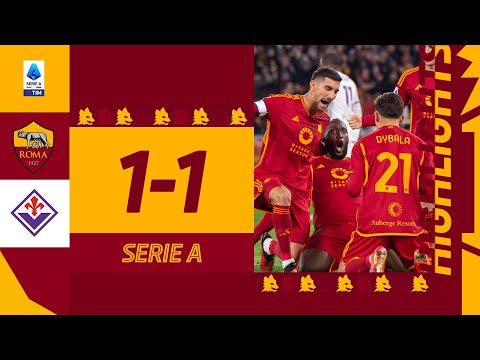 Roma 1-1 Fiorentina | Serie A Highlights 2023-24