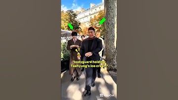 Taehyung laughing at his bodyguard😂🤣#bts #kimtaehyung #kpop #viral #shorts