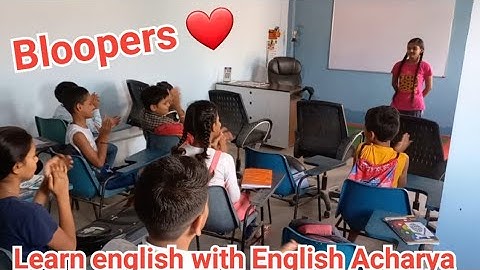 Bloopers 🤣 ll Learn english with English Acharya