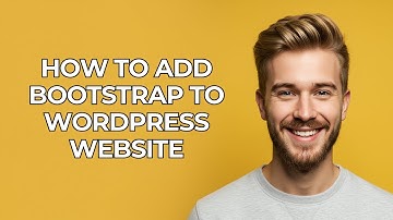 How To Add Bootstrap To Wordpress Website - NEW! Step by Step