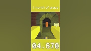 1 second vs 1 month of grace #roblox #speedrun #gaming #doors #grace