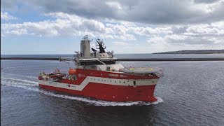 The Grampian Derwent Sailing Into Tynemouth