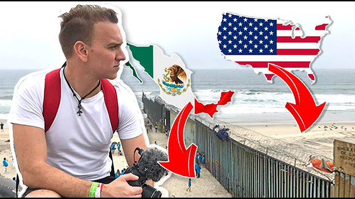 This is how the border is CROSSED 🇺🇸 UNITED STATES 🇲🇽 MEXICO on Foot - Oscar Alejandro