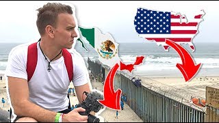 Asi se CRUZA la frontera 🇺🇸 ESTADOS UNIDOS 🇲🇽 MEXICO a Pie - Oscar Alejandro