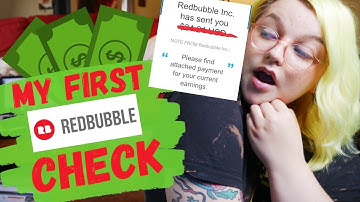 HOW MUCH I MADE ON FIRST REDBUBBLE CHECK + EVERYTHING YOU WANT TO KNOW | WORK AT HOME SIDE HUSTLES