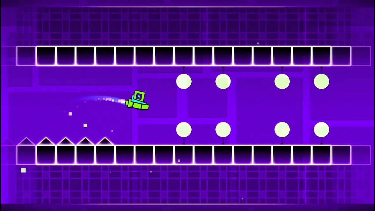Pasándome el segundo nivel de geometry dash ! - YouTube