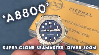 SUPER CLONE Seamaster 300m 42mm 2022 Winter Olympics Blue Dial VS8800