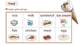 Food Vocabulary l Basic of English Grade 2