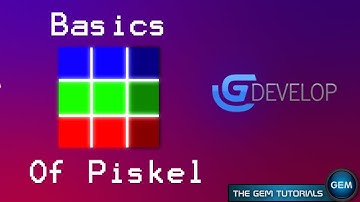 Basics of piskel (Player creation) : GDevelop 5