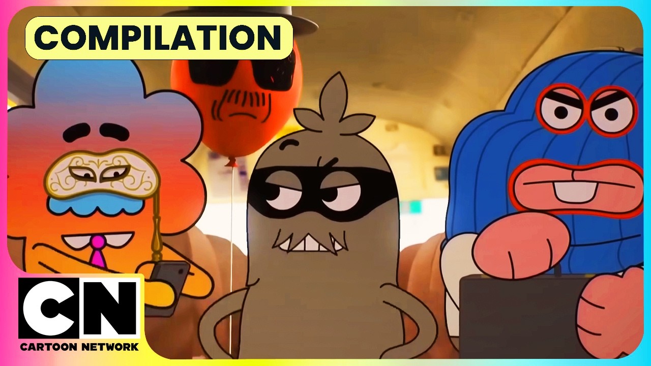 Masked Strangers Took Over the Bus?!🎭| The Amazing World Of Gumball😁| Kids Videos✨| @cnindia ​