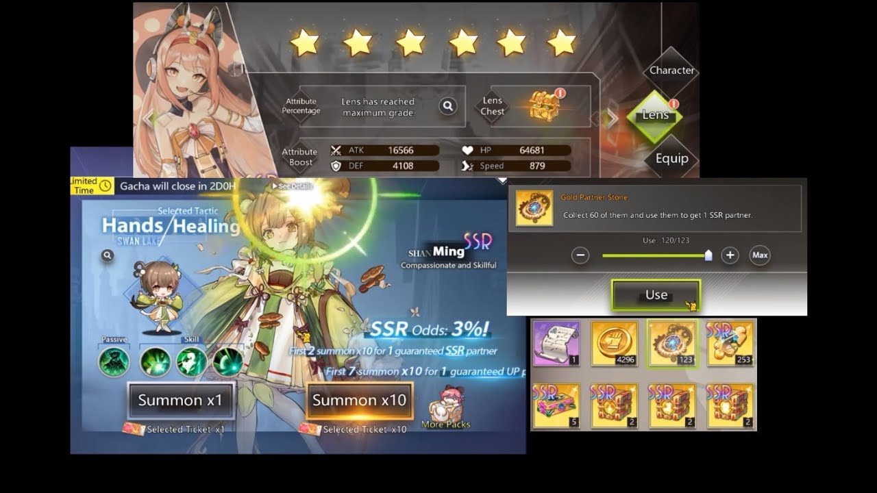 Illusion Connect - Summons for Ming + other SSRs +6 Star Miyuki